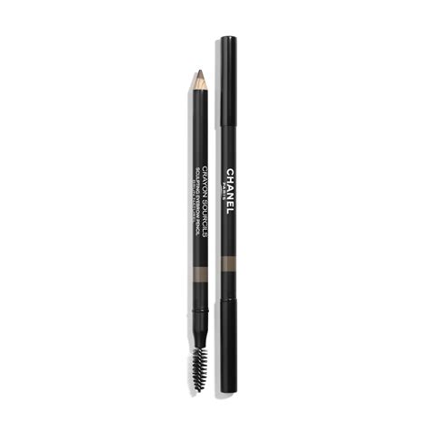 chanel brow pencil grey brown|chanel crayon sculpting eyebrow pencil.